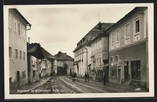 AK Rohrbach /O.-Oe., Strassenpartie