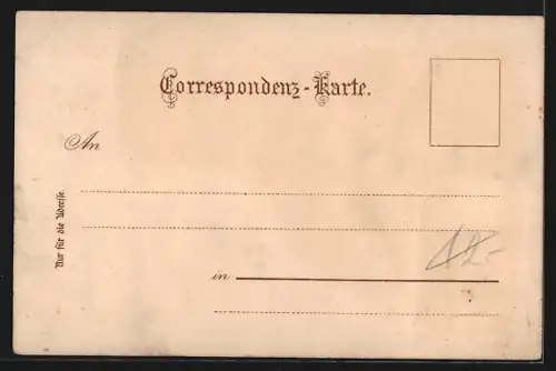 Lithographie Ischl, Kreuzstein, Panorama mit Kaiserlicher Villa, Rettenbach-Wildnis