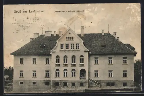 AK Laakirchen, Blick auf das Armenhaus, erbaut 1911-12