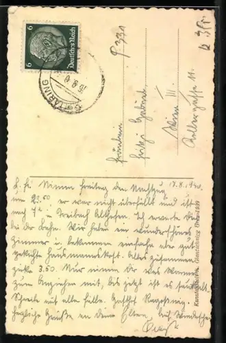 AK Guttaring /Kärnten, Ortsansicht mit Hügellandschaft
