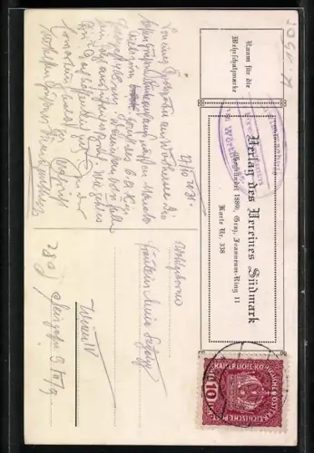 Künstler-AK Heinz Pinggera: Maria-Wörth, Südmark