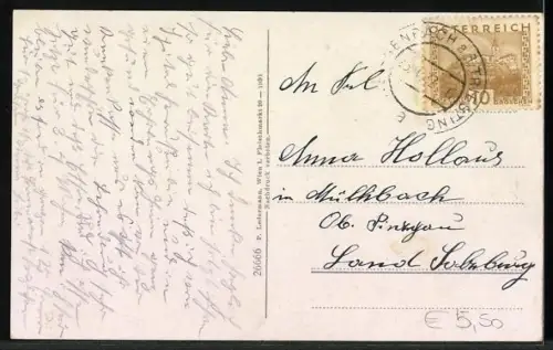 AK Weissenbach a. d. Triesting, Triestingheim aus der Vogelschau