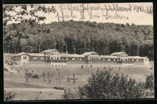 AK Alland /N.-Oe., Kinderpavillon in der Heilanstalt