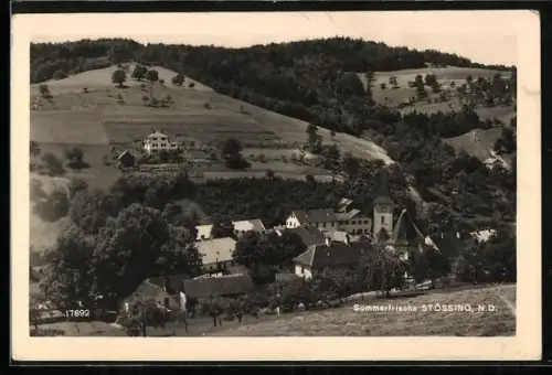 AK Stössing, Panorama vom Berg aus gesehen