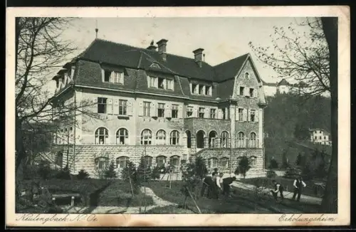 AK Neulengbach, Arbeitende Männer vor den Erholungsheim