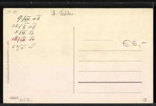 AK Eichgraben /N. Oe., Ortsansicht über Baumkronen