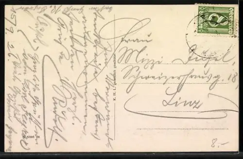 AK Helfenberg /Ob.-Öst., Die Kirche vom Berg aus