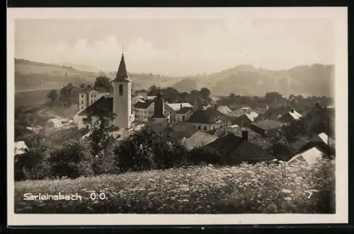 AK Sarleinsbach, Gesamtansicht mit Umgebung