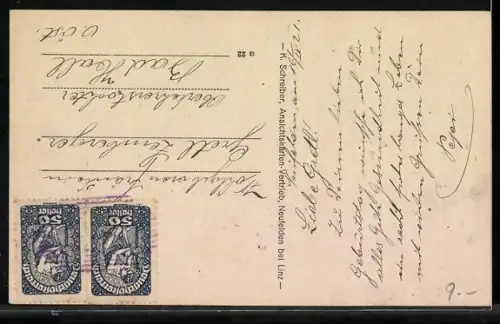 AK Neufelden /Ob.-Oest., Unternberg mit Kirche