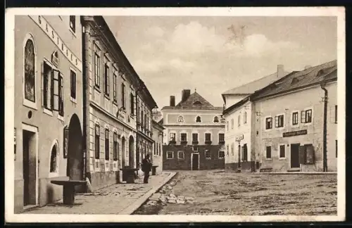 AK Rohrbach /O.-Oe., Partie auf dem Marktplatz