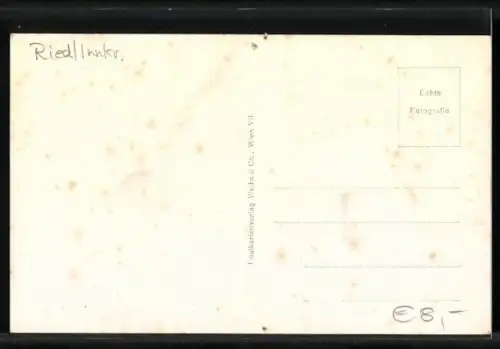 AK Waldzell, Ortsansicht vom Flieger aus