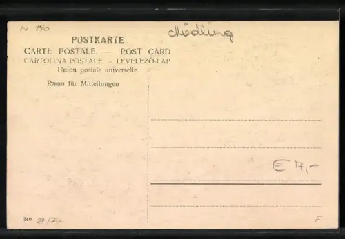 AK Kaltenleutgeben, Teilansicht mit Kirche