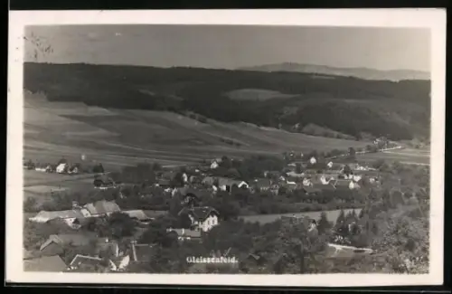 AK Gleissenfeld, Teilansicht mit Bergen