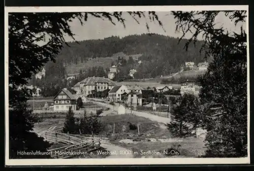 AK Mönichkirchen a. Wechsel, Partie mit Hotel Lang