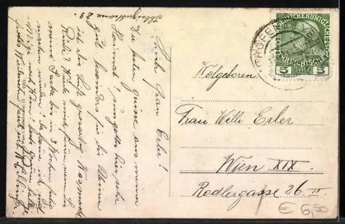 AK Waidhofen an der Ybbs, Ortsansicht mit Ybbs