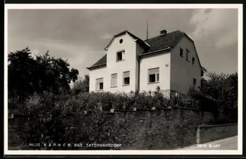AK Bad Tatzmannsdorf, Hotel Haus Karner
