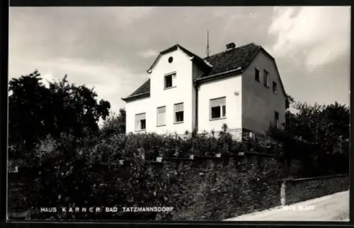 AK Bad Tatzmannsdorf, Hotel Haus Karner