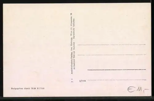 AK Unterpullendorf, Strassenpartie nahe der Kirche