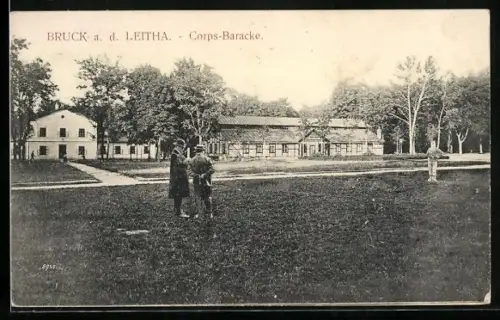 AK Bruck a. d. Leitha, Corps-Baracke