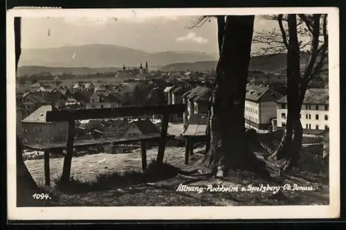 AK Attnang-Puchheim /Ob.Donau, Ortsansicht vom Spitzberg aus