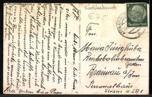 AK Attnang-Puchheim /Ob.Donau, Ortsansicht vom Spitzberg aus