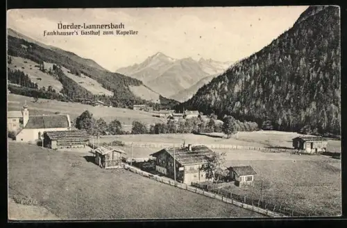 AK Lanersbach im Zillertal, Vorderlanersbach, Fankhauser`s Gasthof zum Kapeller