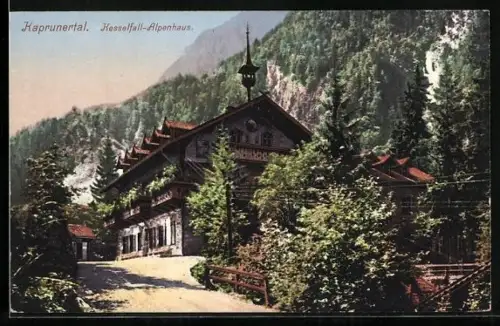 AK Kaprun im Kaprunertal, Gasthaus Kesselfall-Alpenhaus