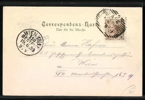 AK Mutters, Unterberg mit Stefansbrücke