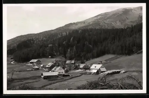 AK St. Aegyd am Neuwalde, Lahnsattel, Totalansicht mit dem Göller