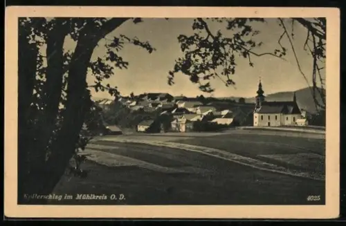 AK Kollerschlag im Mühlkreis, Durchblick zum Ort