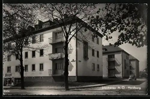 AK Stockerau /N. Ö., Heidberg, Lebensmittel Karl Diertl