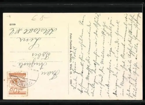 AK Sarleinsbach /O. Ö., Kirche mit Häusern der Umgebung