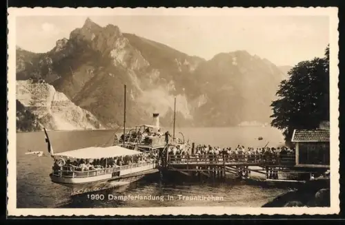 AK Traunkirchen, Dampferlandung