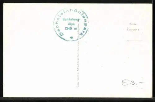 AK Obertraun, Haus auf der Schönbergalpe