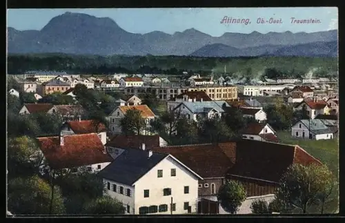 AK Attnang, Gesamtansicht aus der Vogelschau