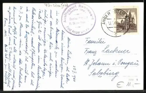 AK Anger /Stmk., Rabenwald, Gasthaus Federweiss-Bergbau