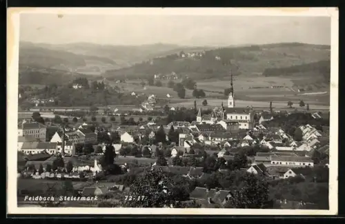 AK Feldbach /Steiermark, Teilansicht mit Kirche