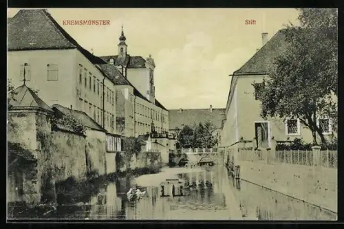 AK Kremsmünster, Flusspartie mit Stift