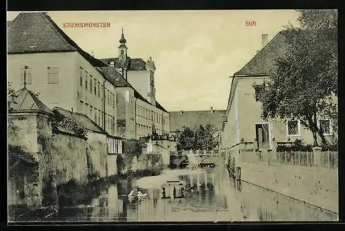 AK Kremsmünster, Flusspartie mit Stift