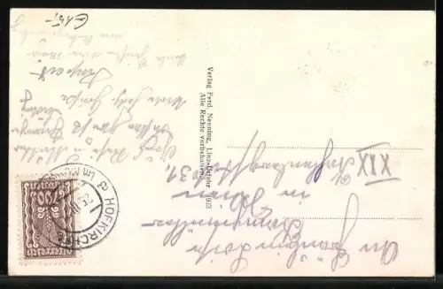 AK Hofkirchen im Mühlkreis, Teilansicht mit Bärenschlucht