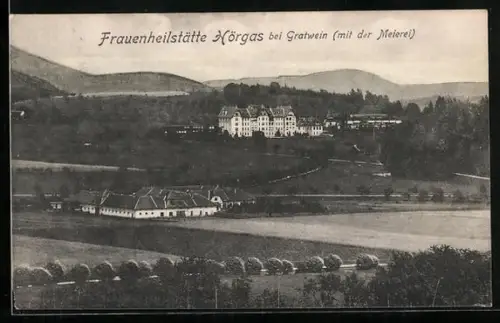 AK Hörgas bei Gratwein, Blick auf die Frauenheilstätte