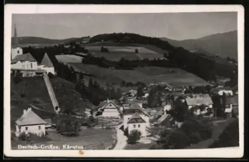 AK Deutsch-Griffen /Kärnten, Ortsansicht aus der Vogelschau