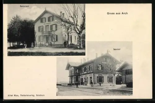 AK Arch, Bahnhof, Restaurant