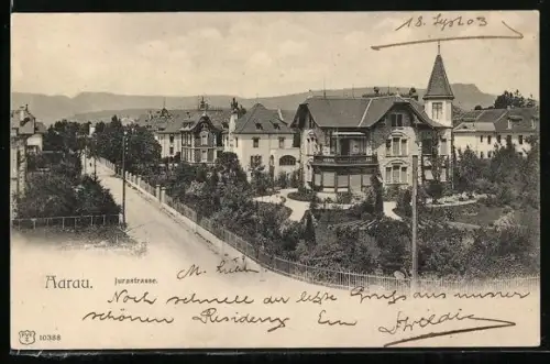 AK Aarau, Villen in der Jurastrasse