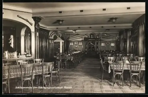 AK Aarau, Café Bank, Inh. Hs. Holzach, Schützenstube der Schützengesellschaft