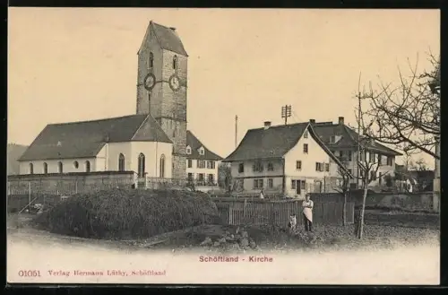 AK Schöftland, Blick zur Kirche