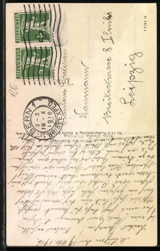 AK Münchenbuchsee, Ortspartie mit Kindern