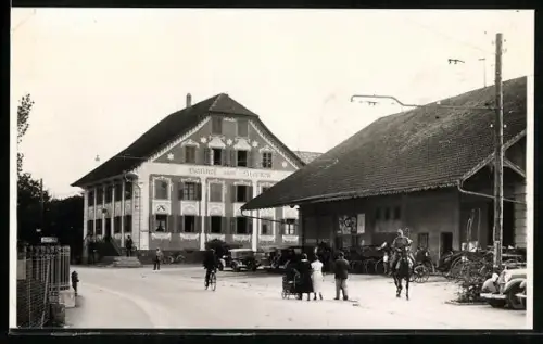 AK Menziken /Aargau, Hotel zum Sternen, Inh. Rud. Basler