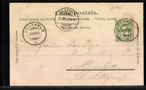 AK Oberkulm, Gesamtansicht, Kirche