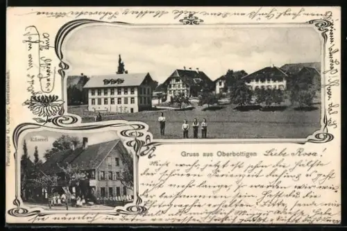 AK Oberbottigen, Käserei und Ortspartie